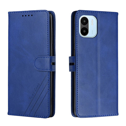 Custodia Portafoglio In Pelle Cover con Supporto H02X per Xiaomi Redmi A2 Blu