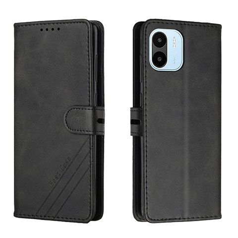 Custodia Portafoglio In Pelle Cover con Supporto H02X per Xiaomi Redmi A2 Nero