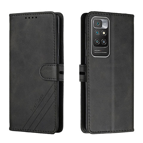 Custodia Portafoglio In Pelle Cover con Supporto H02X per Xiaomi Redmi Note 11 4G (2021) Nero