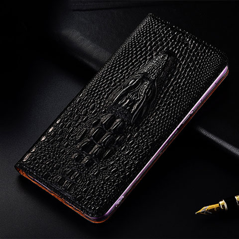 Custodia Portafoglio In Pelle Cover con Supporto H03P per Oppo Find X7 Ultra 5G Nero