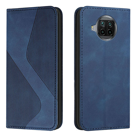 Custodia Portafoglio In Pelle Cover con Supporto H03X per Xiaomi Mi 10i 5G Blu