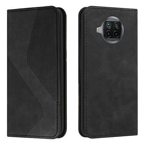 Custodia Portafoglio In Pelle Cover con Supporto H03X per Xiaomi Mi 10i 5G Nero