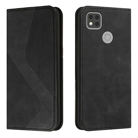 Custodia Portafoglio In Pelle Cover con Supporto H03X per Xiaomi POCO C31 Nero