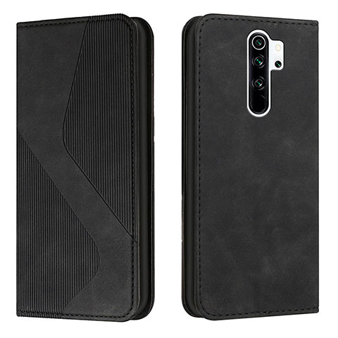 Custodia Portafoglio In Pelle Cover con Supporto H03X per Xiaomi Poco M2 Nero