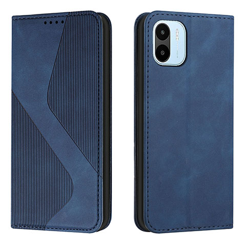 Custodia Portafoglio In Pelle Cover con Supporto H03X per Xiaomi Redmi A1 Blu