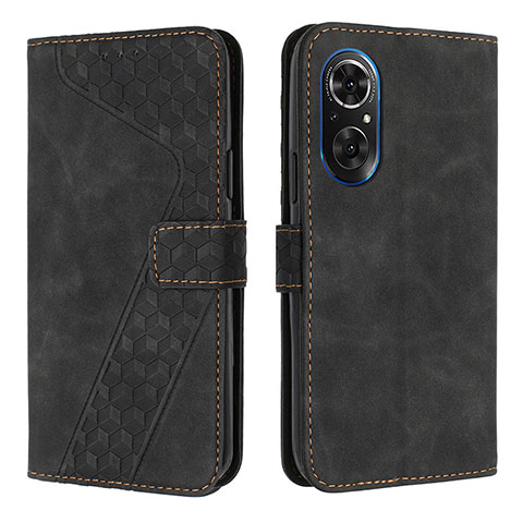 Custodia Portafoglio In Pelle Cover con Supporto H04X per Huawei Honor 50 SE 5G Nero