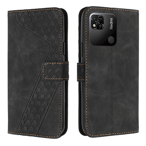 Custodia Portafoglio In Pelle Cover con Supporto H04X per Xiaomi Redmi 9 Activ Nero