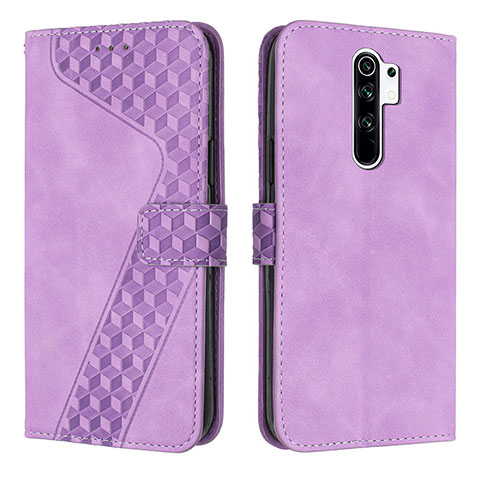 Custodia Portafoglio In Pelle Cover con Supporto H04X per Xiaomi Redmi 9 Viola