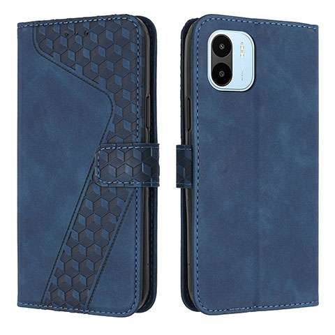 Custodia Portafoglio In Pelle Cover con Supporto H04X per Xiaomi Redmi A1 Blu