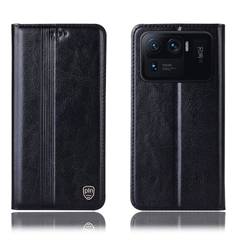 Custodia Portafoglio In Pelle Cover con Supporto H05P per Xiaomi Mi 11 Ultra 5G Nero