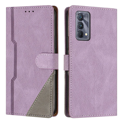 Custodia Portafoglio In Pelle Cover con Supporto H05X per Realme GT Master 5G Viola