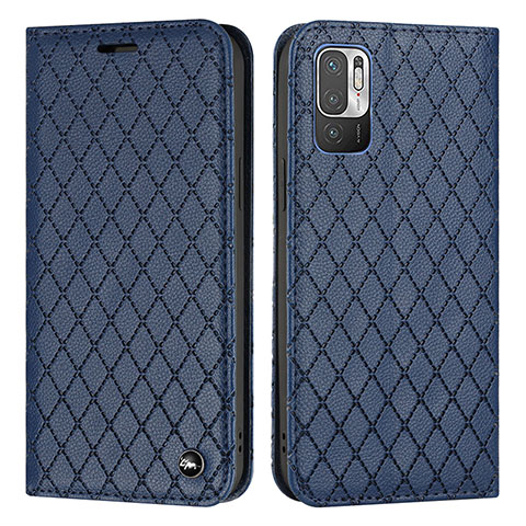 Custodia Portafoglio In Pelle Cover con Supporto H05X per Xiaomi Redmi Note 11 SE 5G Blu