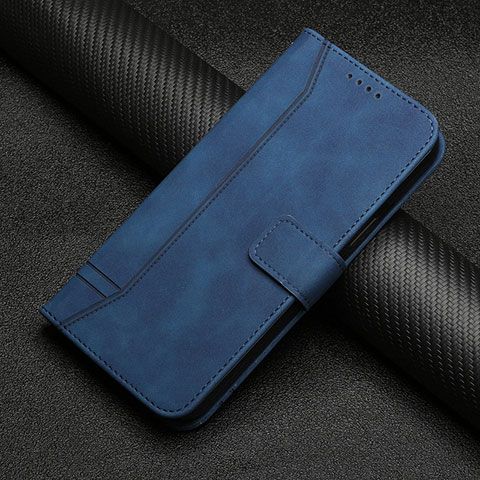 Custodia Portafoglio In Pelle Cover con Supporto H06X per Huawei Honor 60 SE 5G Blu