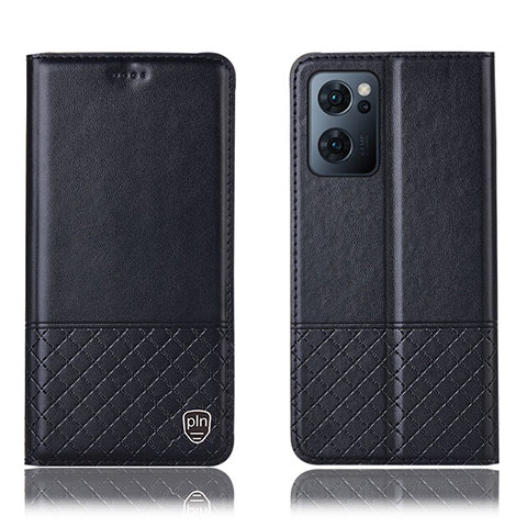 Custodia Portafoglio In Pelle Cover con Supporto H07P per OnePlus Nord CE 2 5G Nero