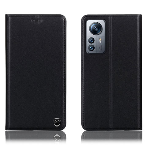 Custodia Portafoglio In Pelle Cover con Supporto H07P per Xiaomi Mi 12X 5G Nero