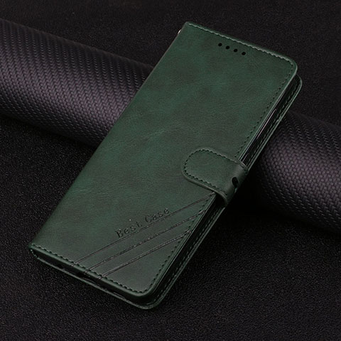 Custodia Portafoglio In Pelle Cover con Supporto H08X per Google Pixel 6a 5G Verde