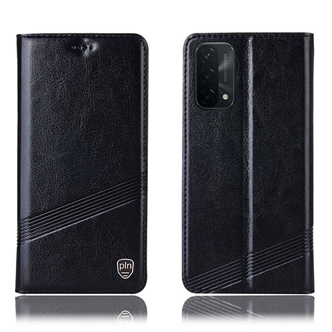 Custodia Portafoglio In Pelle Cover con Supporto H09P per Oppo A93 5G Nero