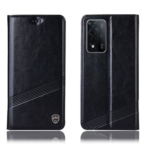 Custodia Portafoglio In Pelle Cover con Supporto H09P per Oppo A93s 5G Nero