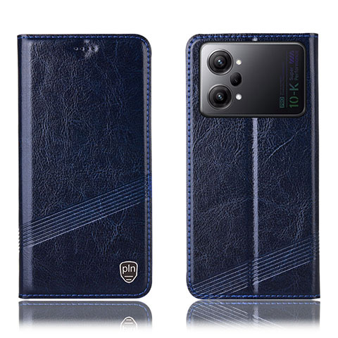 Custodia Portafoglio In Pelle Cover con Supporto H09P per Oppo K10 Pro 5G Blu