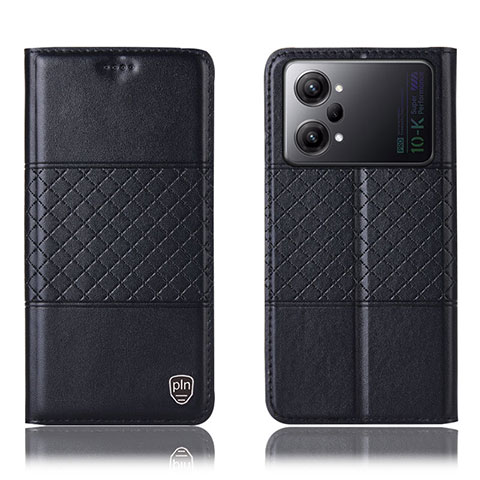 Custodia Portafoglio In Pelle Cover con Supporto H10P per Oppo K10 Pro 5G Nero