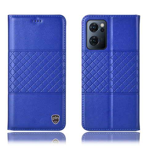 Custodia Portafoglio In Pelle Cover con Supporto H11P per OnePlus Nord CE 2 5G Blu