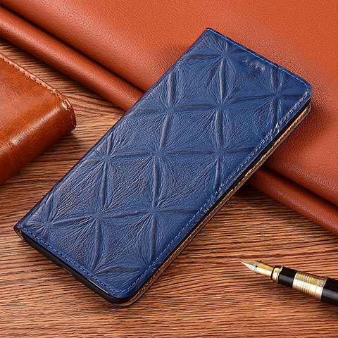 Custodia Portafoglio In Pelle Cover con Supporto H19P per Apple iPhone 6 Blu