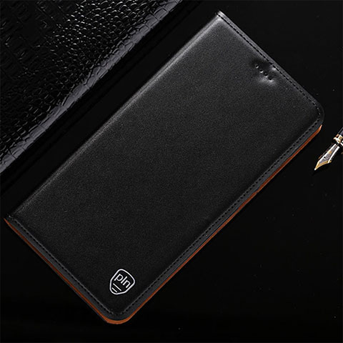 Custodia Portafoglio In Pelle Cover con Supporto H21P per Apple iPhone Xs Nero