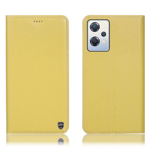 Custodia Portafoglio In Pelle Cover con Supporto H21P per OnePlus Nord CE 2 Lite 5G Giallo