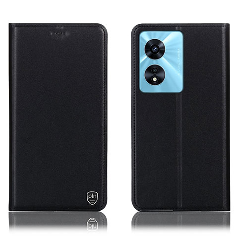 Custodia Portafoglio In Pelle Cover con Supporto H21P per Oppo A97 5G Nero