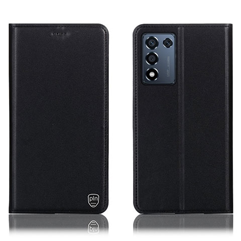 Custodia Portafoglio In Pelle Cover con Supporto H21P per Oppo K9S 5G Nero