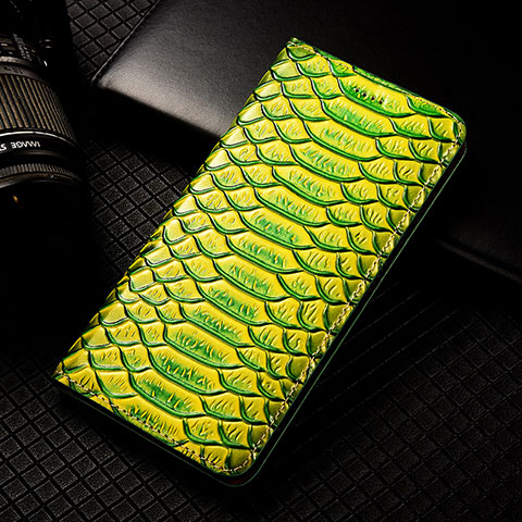 Custodia Portafoglio In Pelle Cover con Supporto H25P per Huawei Mate 60 Pro+ Plus Verde