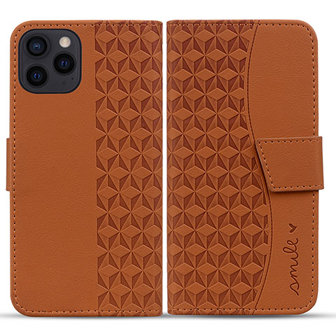 Custodia Portafoglio In Pelle Cover con Supporto HF1 per Apple iPhone 16 Pro Max Marrone