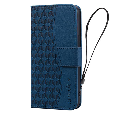 Custodia Portafoglio In Pelle Cover con Supporto HF2 per Huawei Mate 60 Pro+ Plus Blu