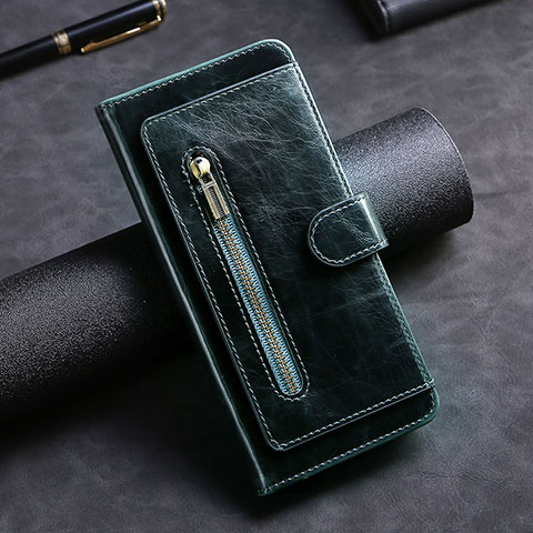 Custodia Portafoglio In Pelle Cover con Supporto JDK per Xiaomi Mi 11i 5G Verde