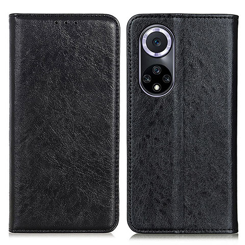 Custodia Portafoglio In Pelle Cover con Supporto K01Z per Huawei Nova 9 Nero