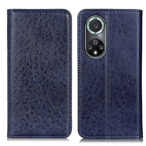 Custodia Portafoglio In Pelle Cover con Supporto K01Z per Huawei Nova 9 Pro Blu