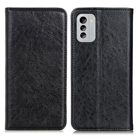 Custodia Portafoglio In Pelle Cover con Supporto K01Z per Nokia G60 5G Nero