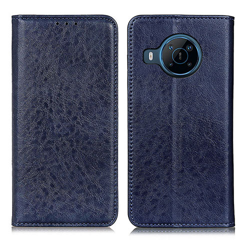 Custodia Portafoglio In Pelle Cover con Supporto K01Z per Nokia X100 5G Blu