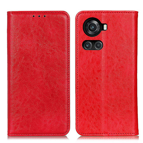 Custodia Portafoglio In Pelle Cover con Supporto K01Z per OnePlus Ace 5G Rosso