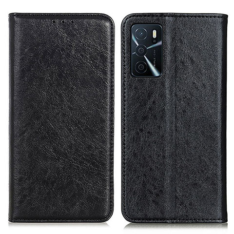 Custodia Portafoglio In Pelle Cover con Supporto K01Z per Oppo A16s Nero