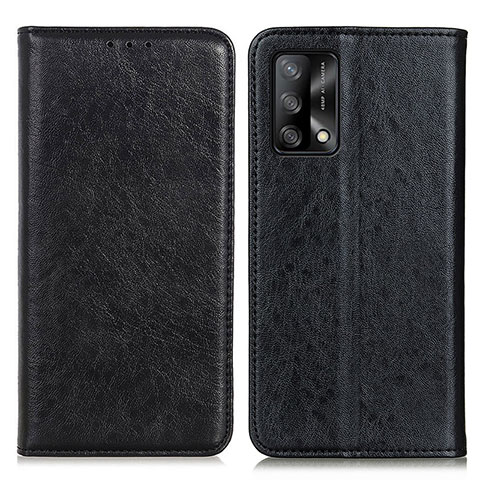 Custodia Portafoglio In Pelle Cover con Supporto K01Z per Oppo A95 4G Nero