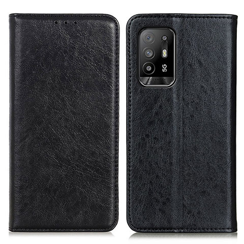 Custodia Portafoglio In Pelle Cover con Supporto K01Z per Oppo A95 5G Nero