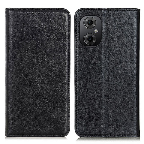 Custodia Portafoglio In Pelle Cover con Supporto K01Z per Xiaomi Poco M4 5G Nero