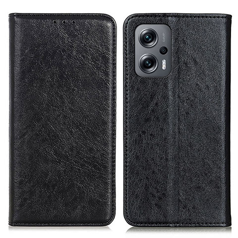 Custodia Portafoglio In Pelle Cover con Supporto K01Z per Xiaomi Poco X4 GT 5G Nero