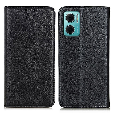 Custodia Portafoglio In Pelle Cover con Supporto K01Z per Xiaomi Redmi Note 11E 5G Nero