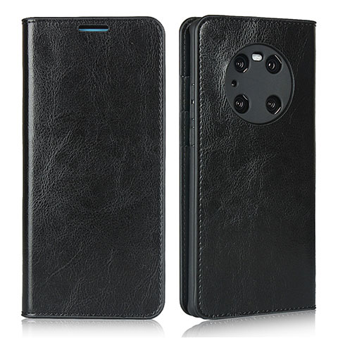 Custodia Portafoglio In Pelle Cover con Supporto K02 per Huawei Mate 40E Pro 4G Nero