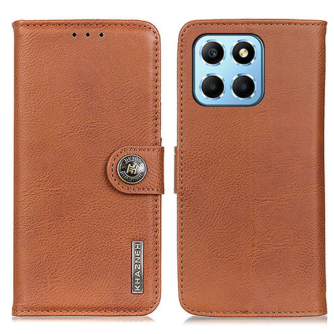 Custodia Portafoglio In Pelle Cover con Supporto K02Z per Huawei Honor X6S Marrone