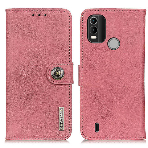 Custodia Portafoglio In Pelle Cover con Supporto K02Z per Nokia G11 Plus Rosa