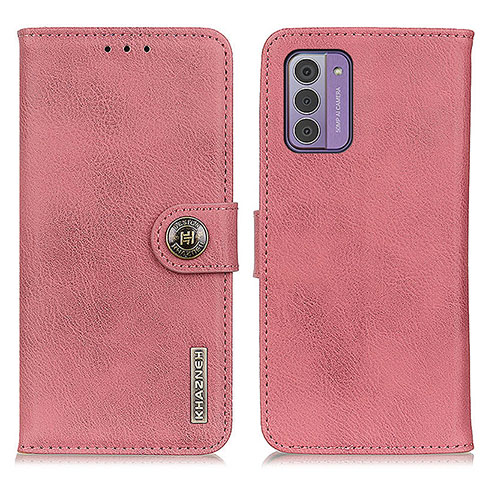 Custodia Portafoglio In Pelle Cover con Supporto K02Z per Nokia G310 5G Rosa