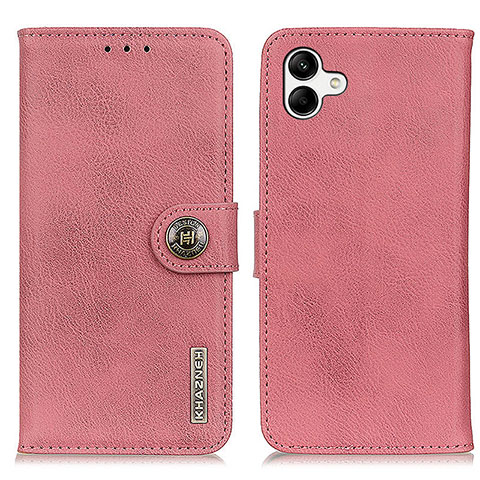 Custodia Portafoglio In Pelle Cover con Supporto K02Z per Samsung Galaxy A05 Rosa